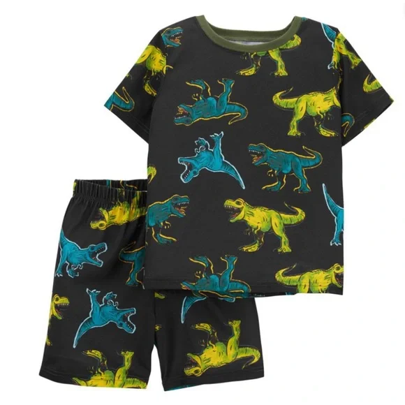 Carter s Pajamas Carters Boys Dinosaur Shirt Pants Pajamas